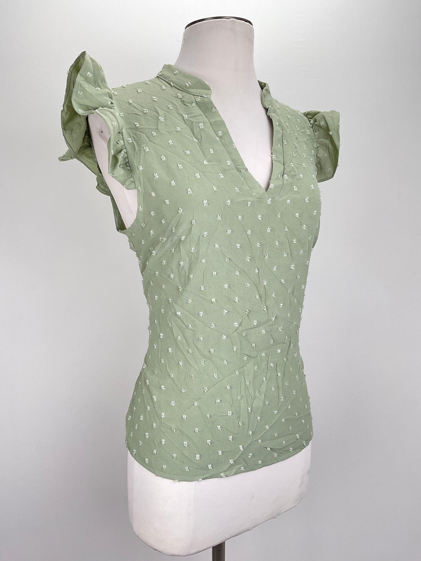 Blusa Verde de Lunares Variangis