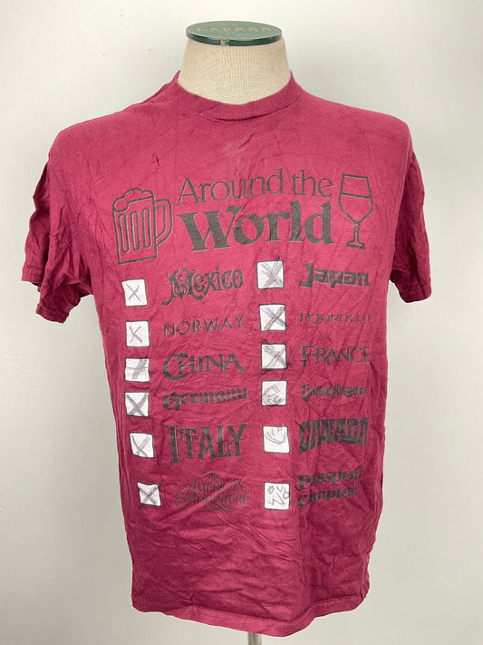 Camiseta Rojo vino Gildan