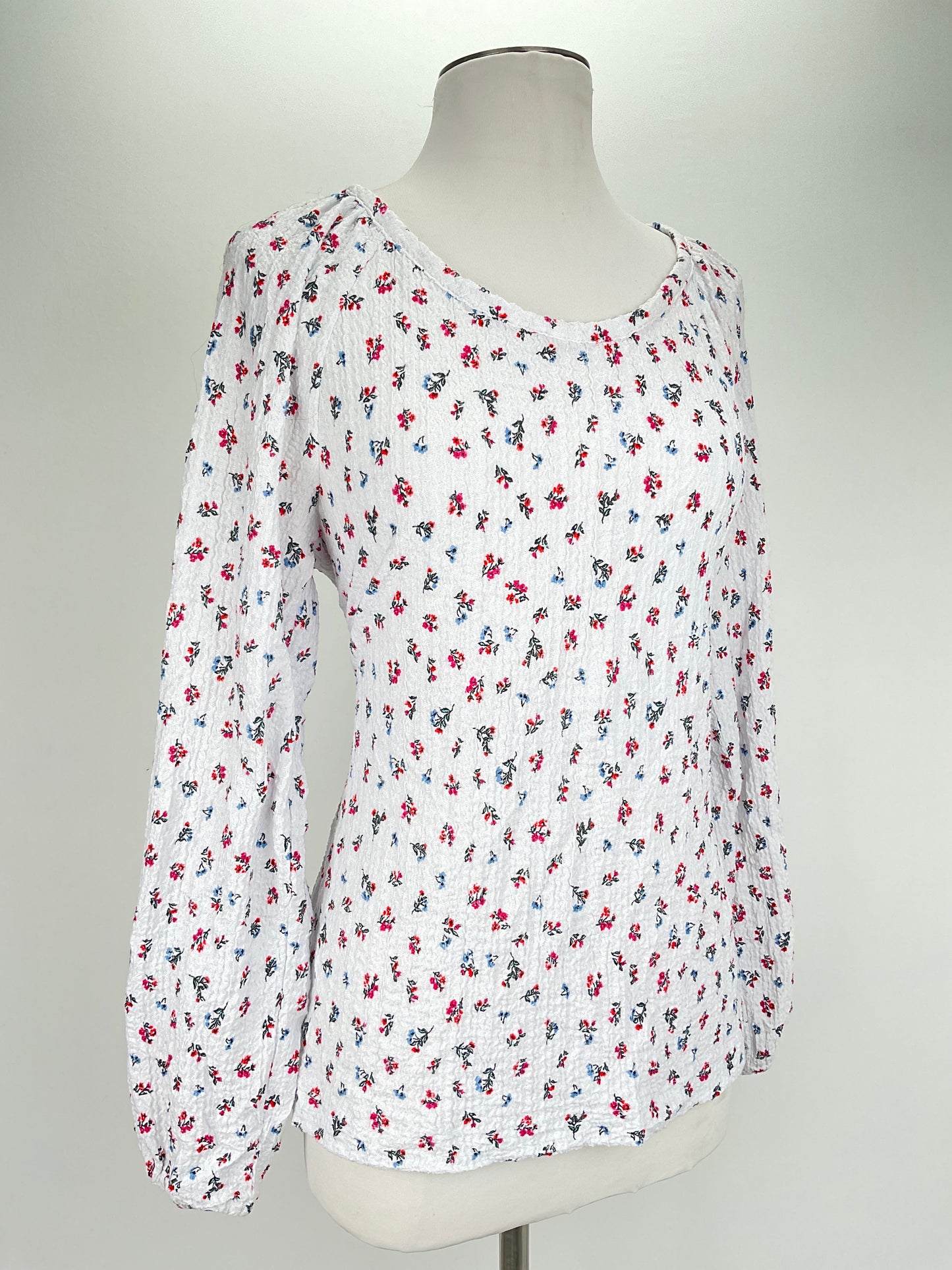 Blusa Blanco Floral Loft