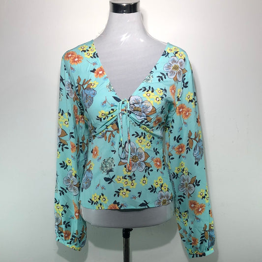 Blusa Verde  de Flores Ana