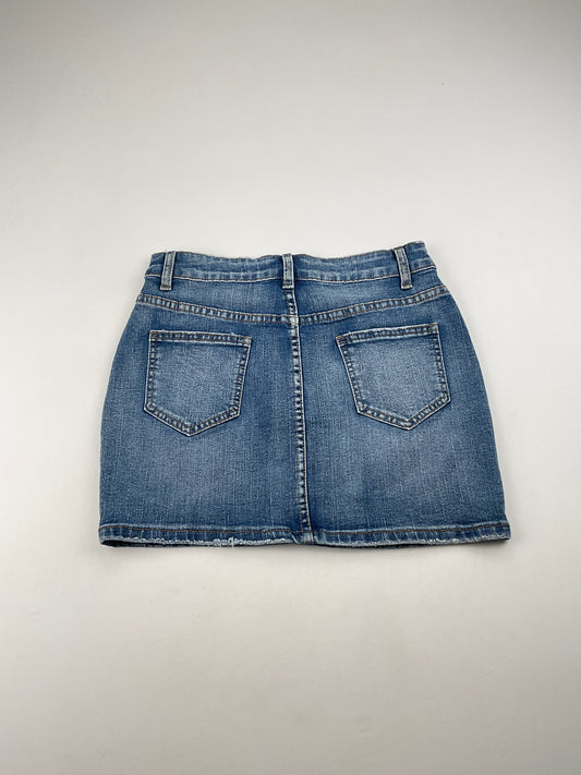 Falda Jeans Azul Shein