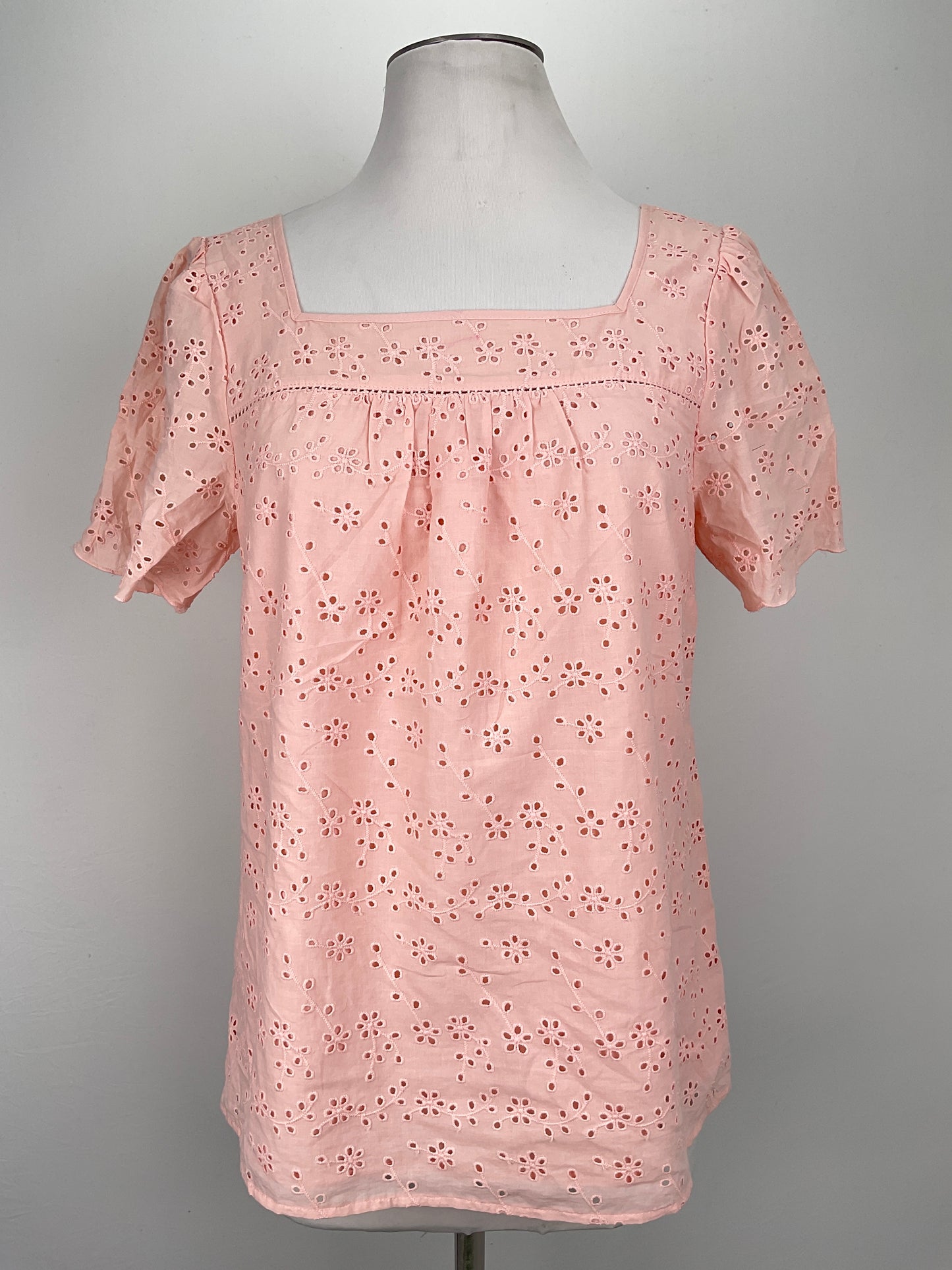 Blusa Naranja Floral Talbots