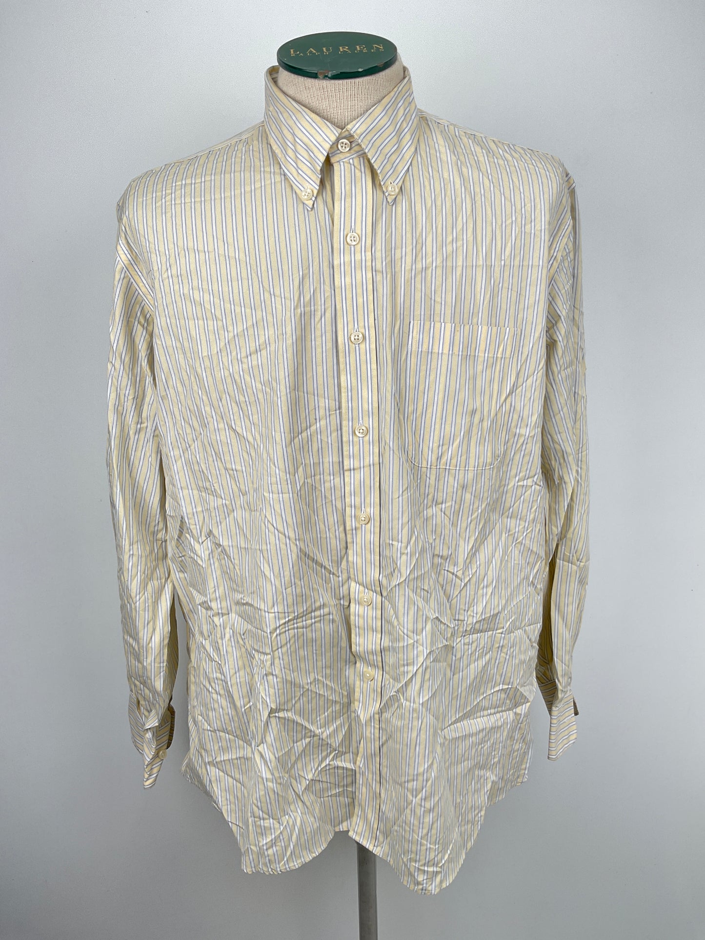 Camisa Amarillo de Rayas Kirkland