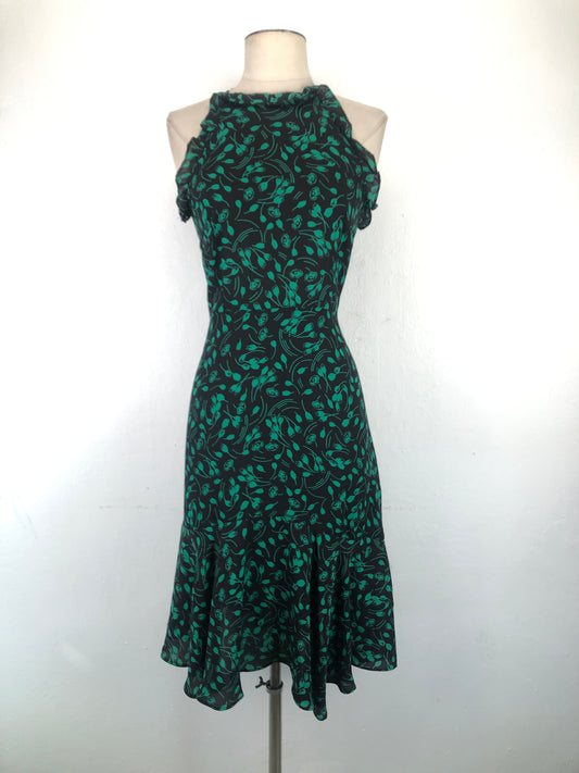 Vestido Negro De Flores Who What Wear