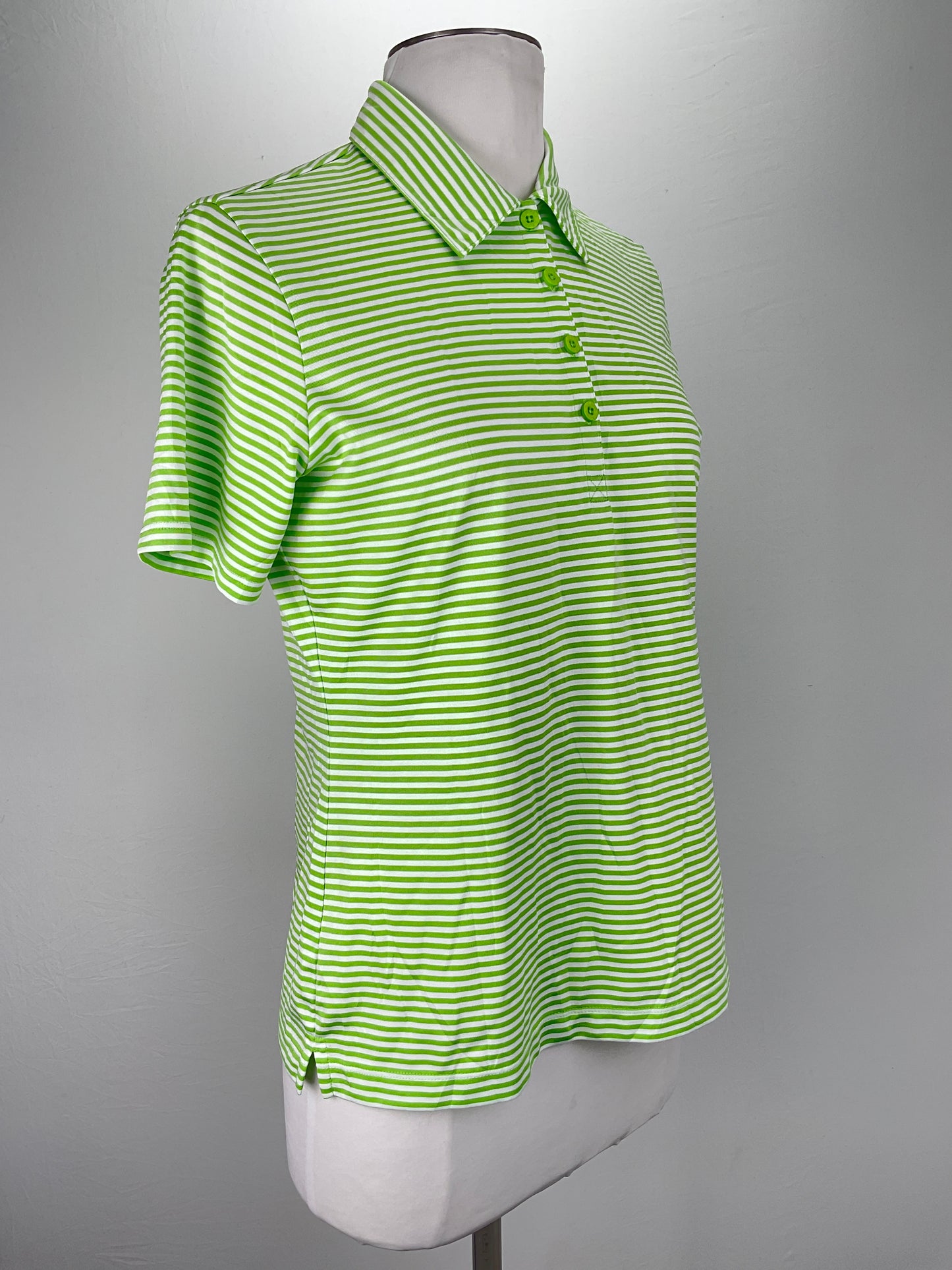 Camiseta Verde de Rayas Tour Teck