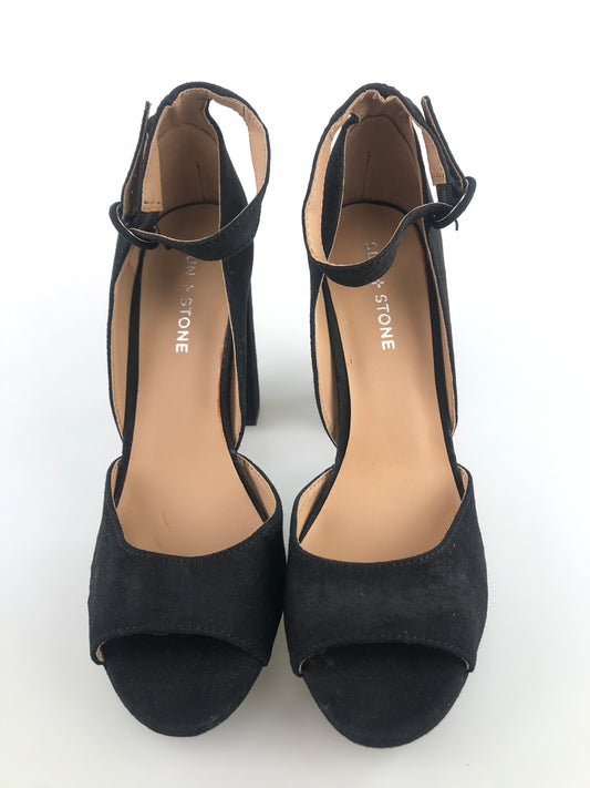 Zapatilla Negro de Tacon Sun Stone