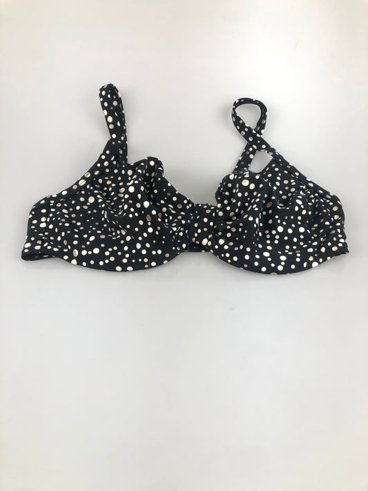 Blusita Traje de Baño Negro de Lunares Variangis