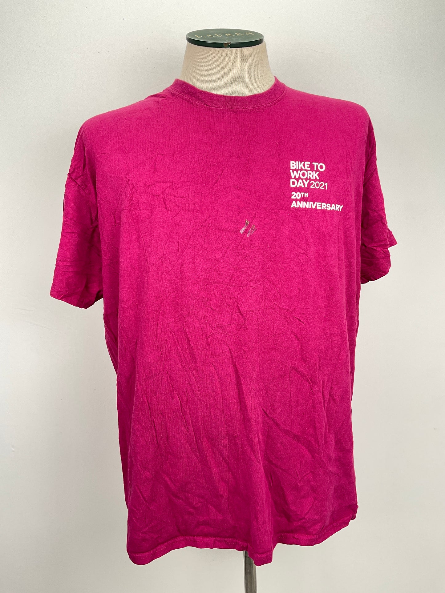 Camiseta Rojo Vino Gildan