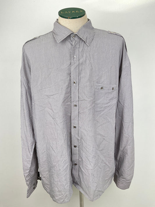 Camisa Gris de Rayas Martin Gordon