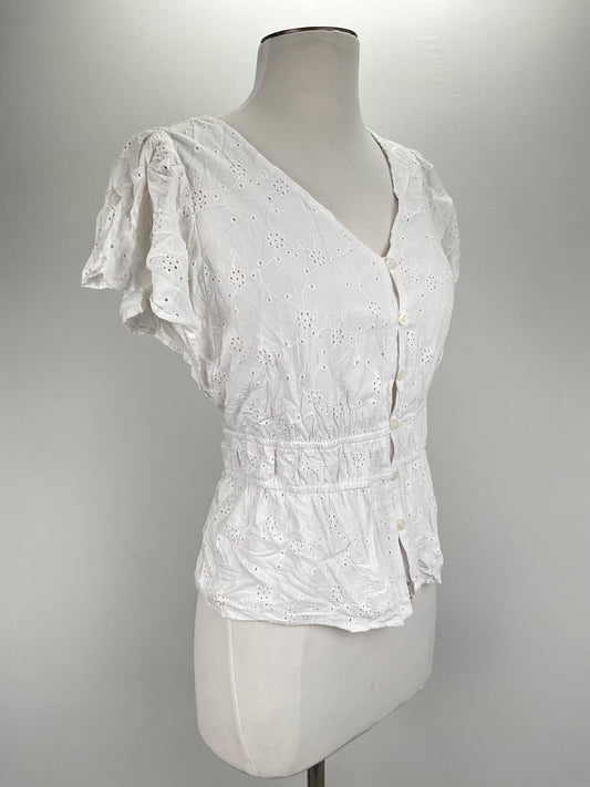Blusa Blanco Floral Time and Tru