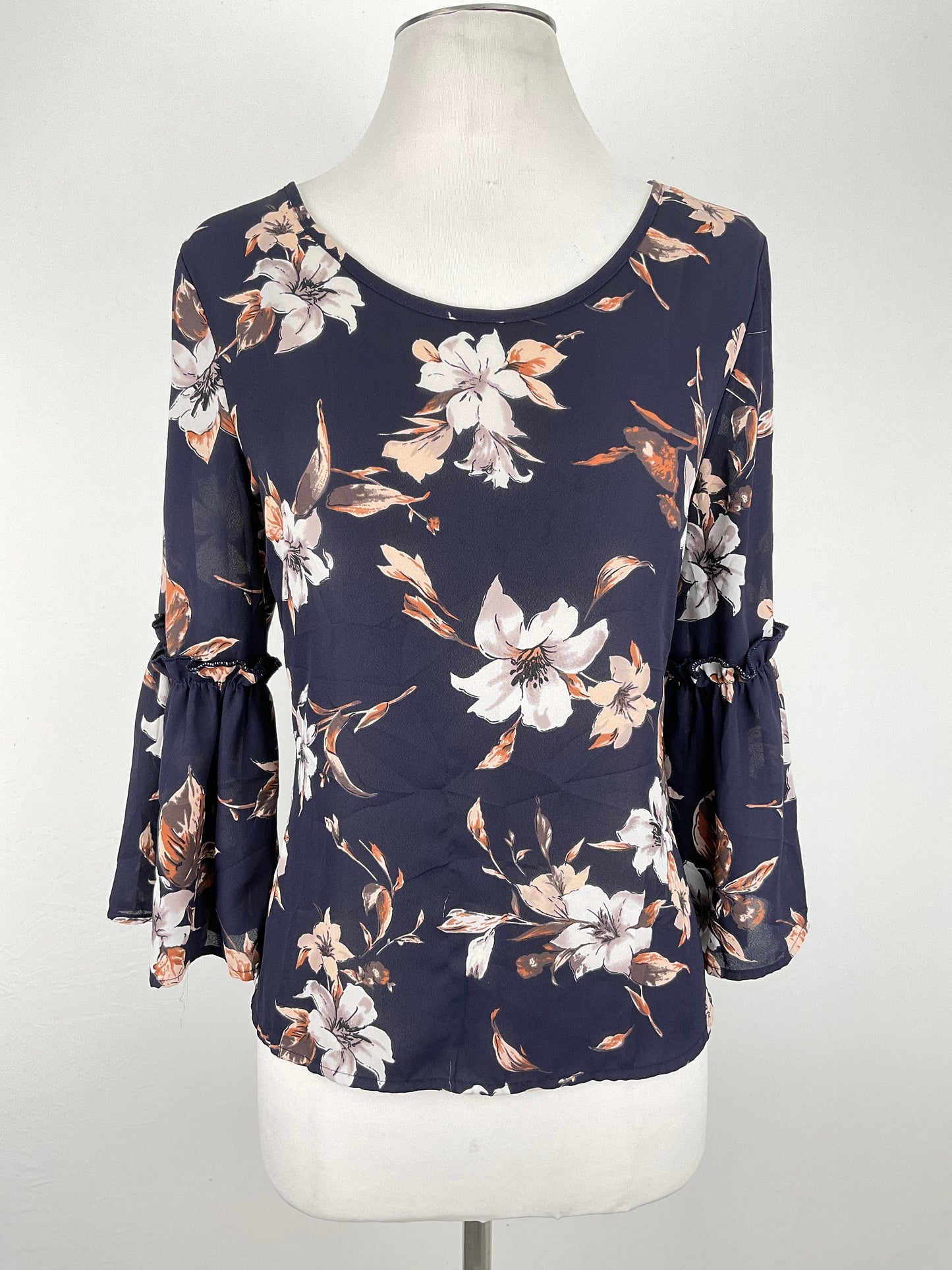 Blusa Azul marino Floral Sienna Sky