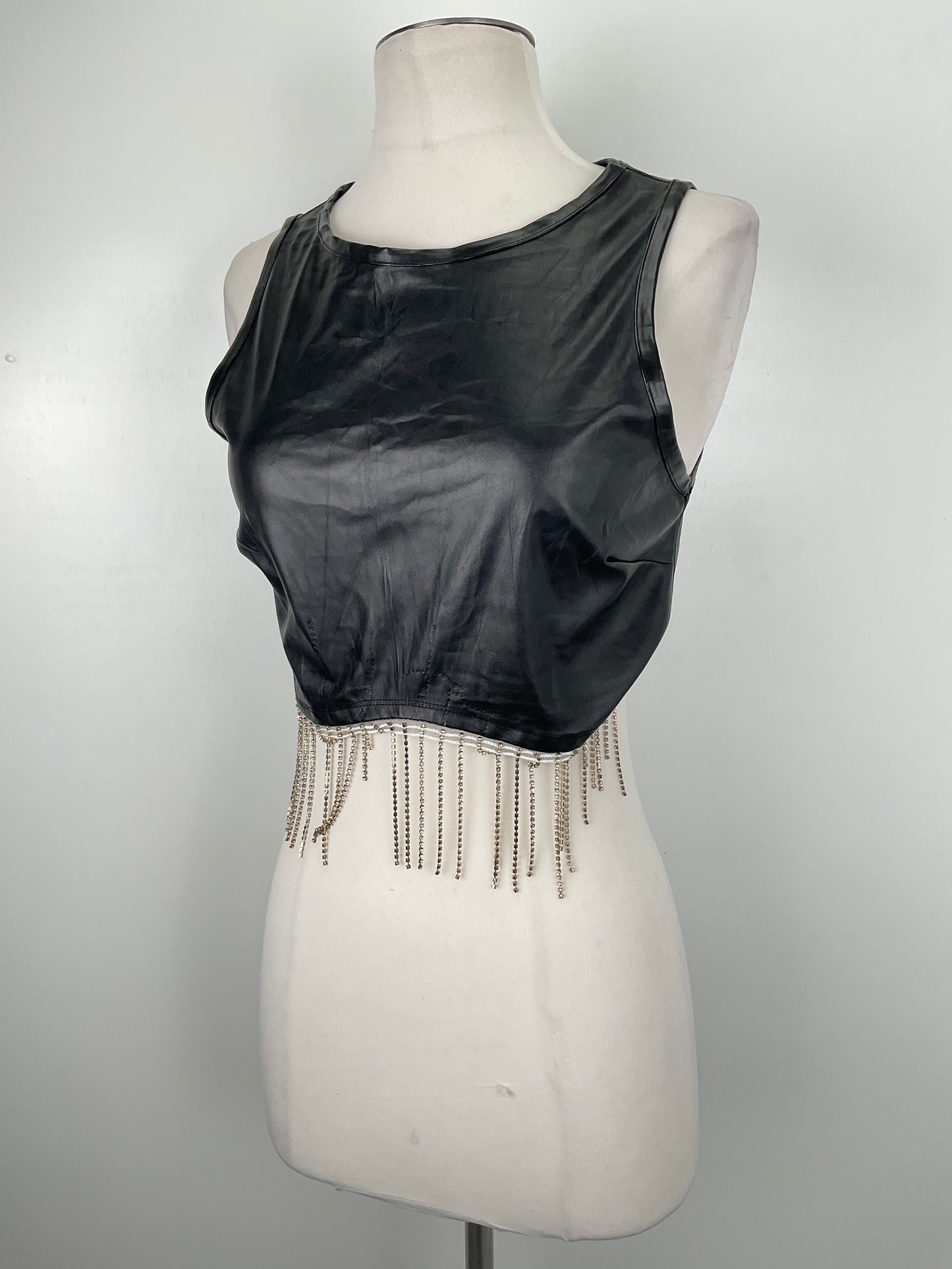 Blusa Negro Leder Liz Sara