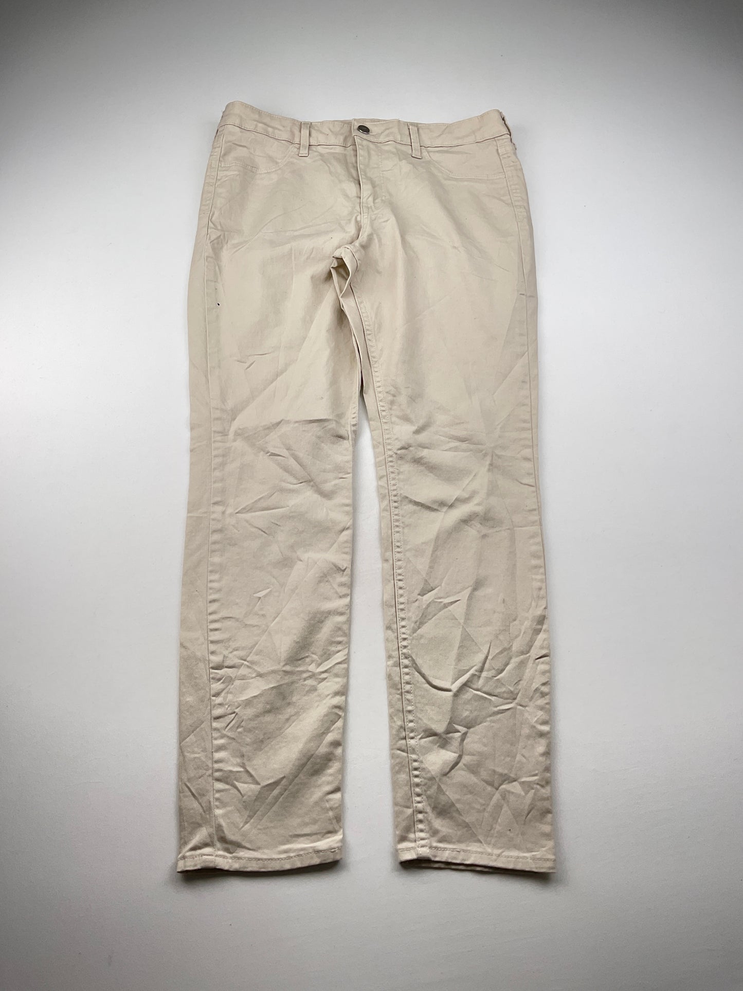 Pantalón Jeans Crema HM