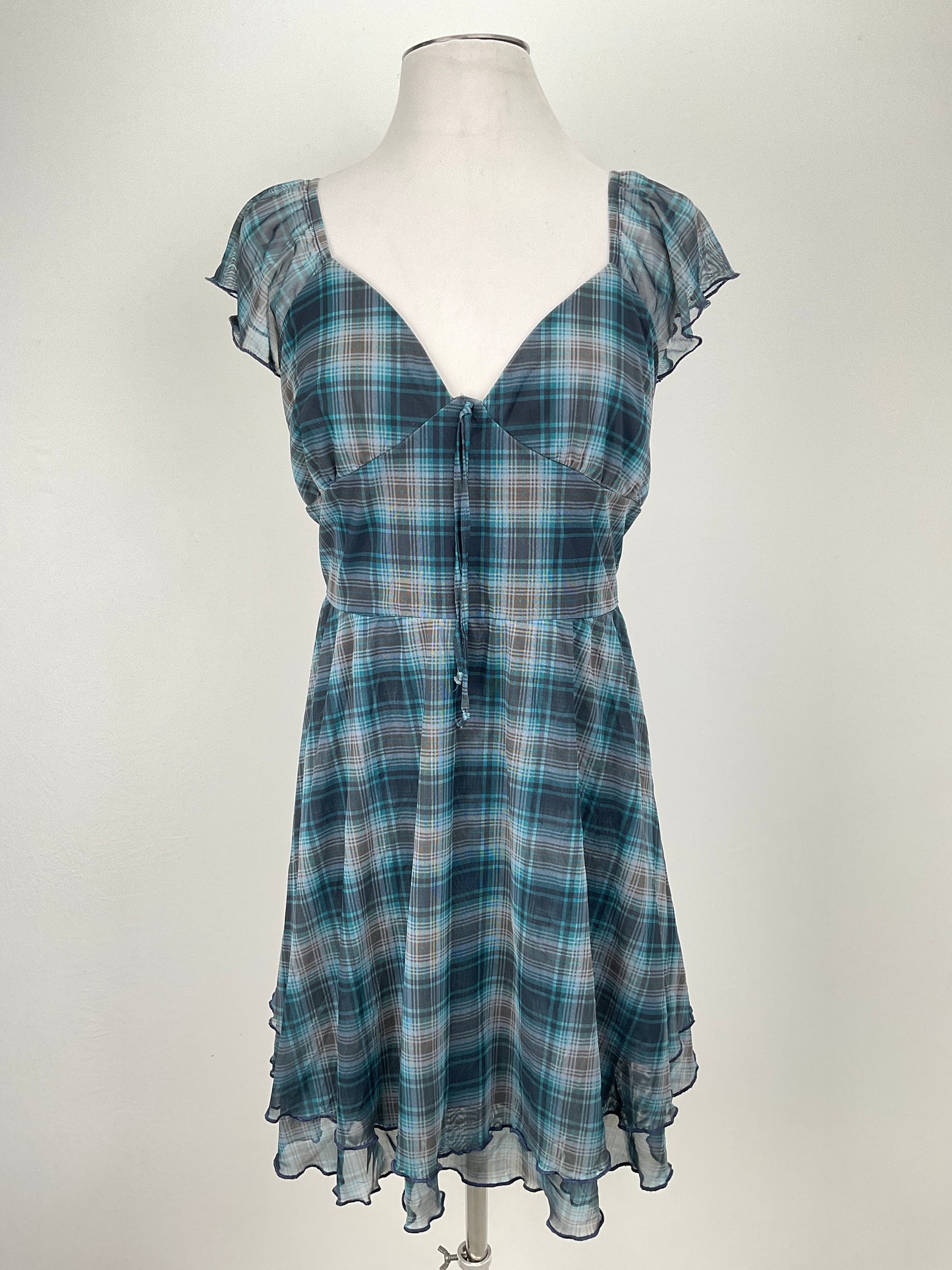 Vestido Multicolor de Cuadro Wild Fable