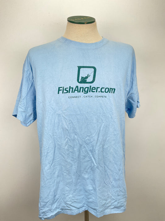 Camiseta Azul Claro Hanes Tagless