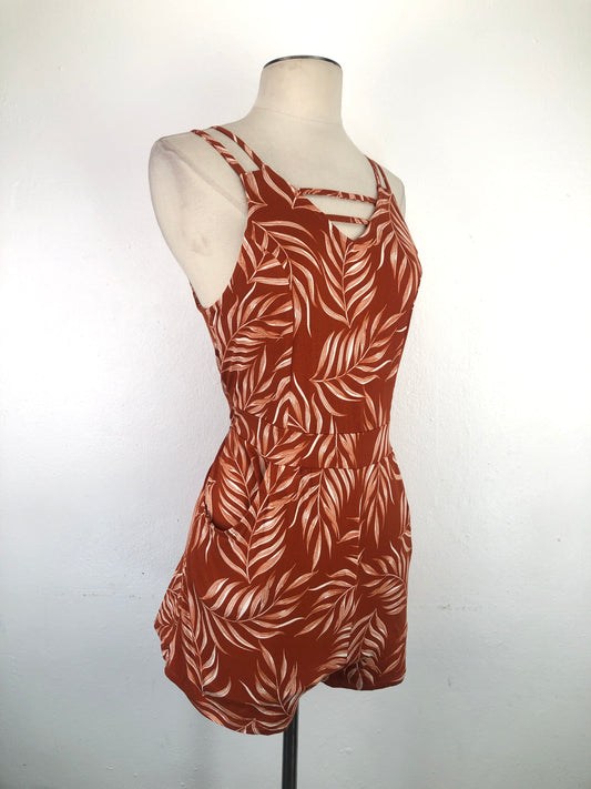Enterizon Marron de Flores Chenautt Girl