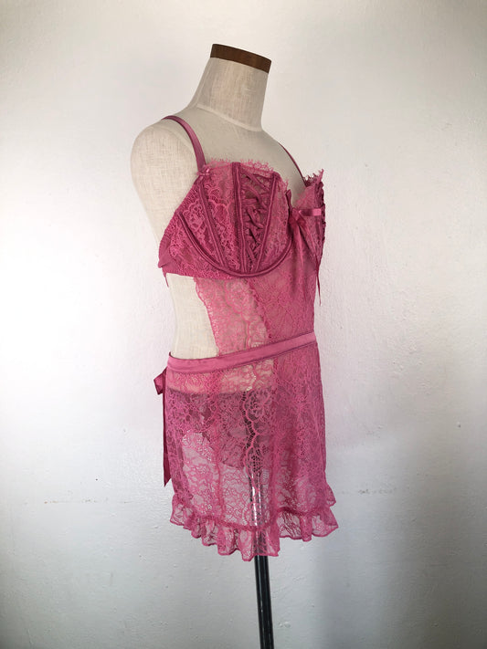 Blusa De Dormi Rosado Victorias Secret
