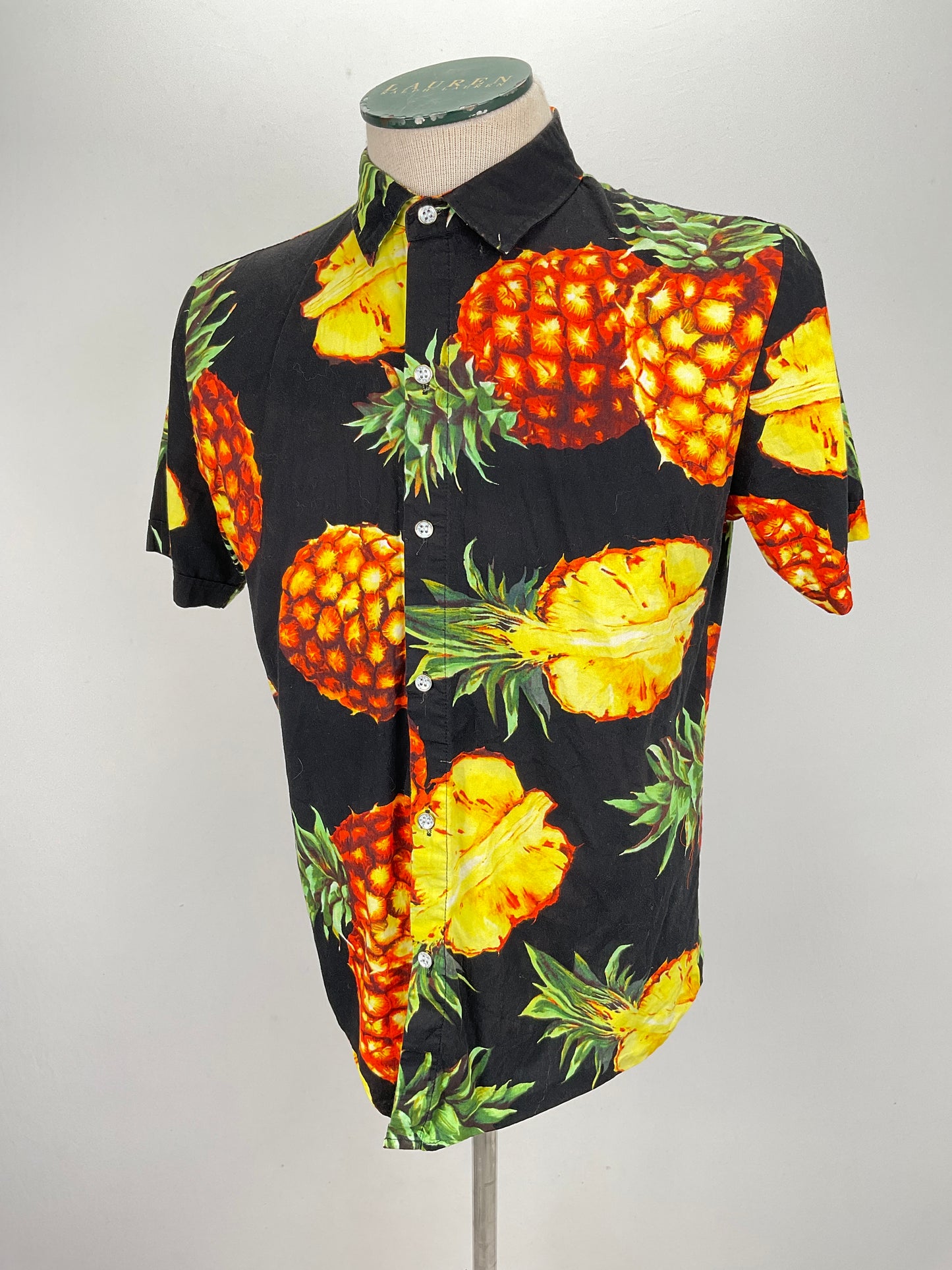 Camisa Negro Floral SSLR