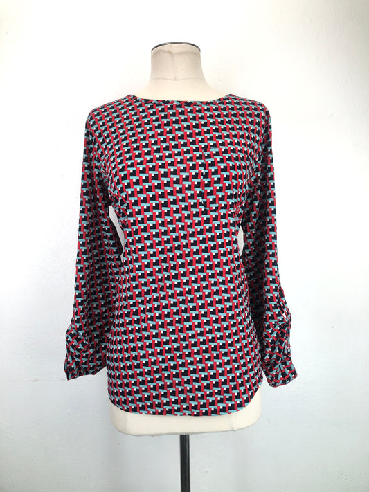 Blusa Multicolor de Cuadro Van Heusen