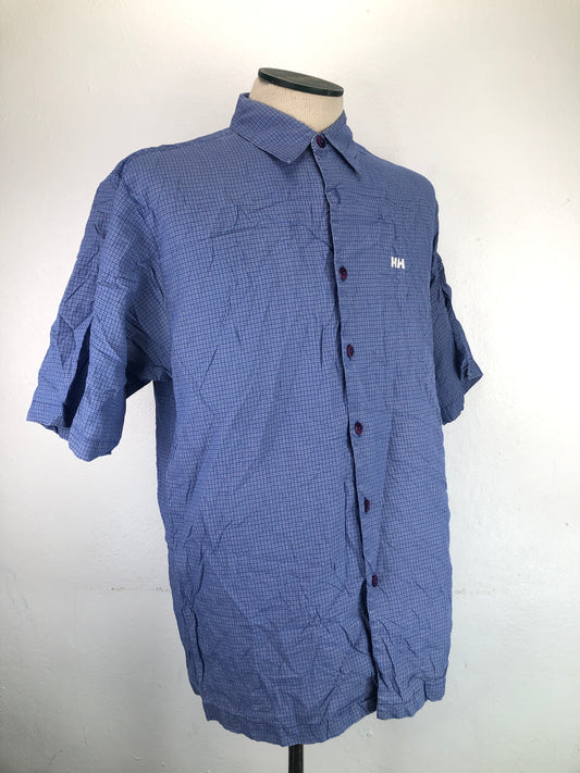 Camisa Azul De Cuadro Helly Hansen