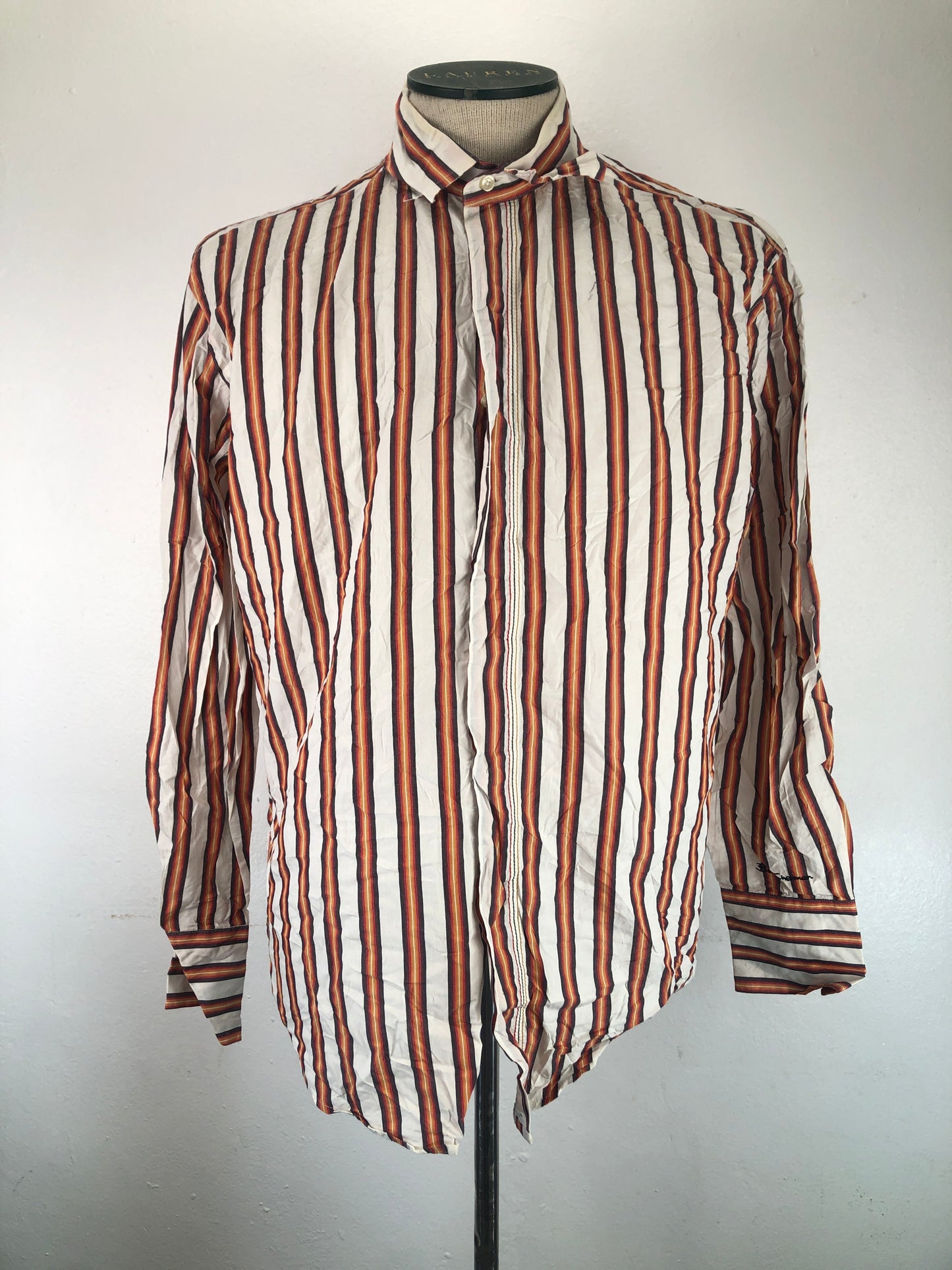 Camisa Multicolor De Rayas Ben Sheman