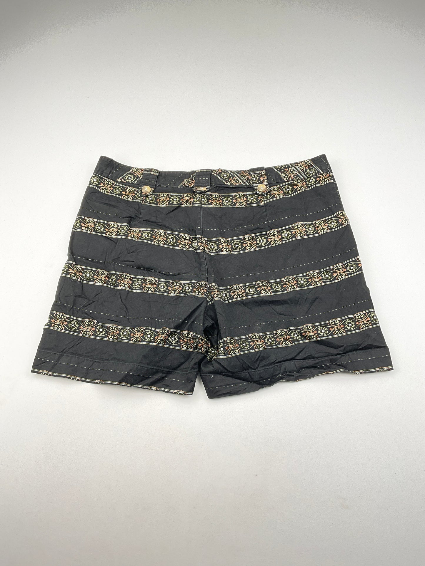 Short Negro Floral White Stag