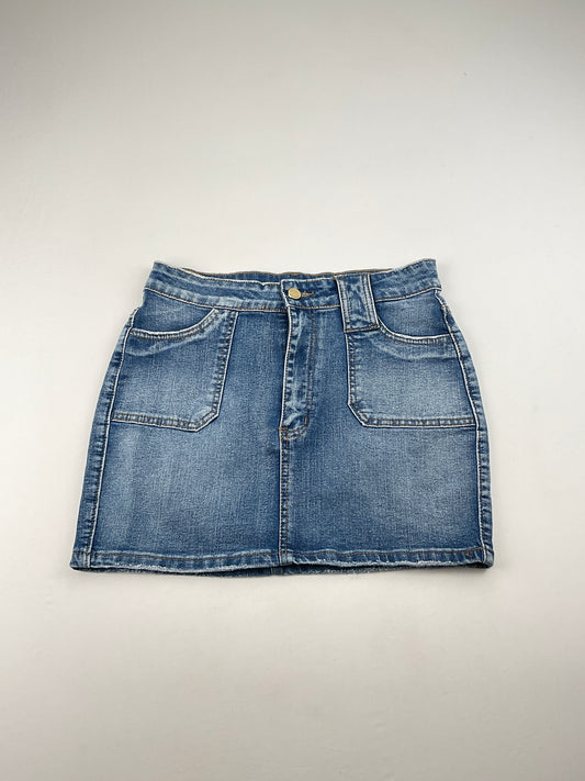 Falda Jeans Azul Shein