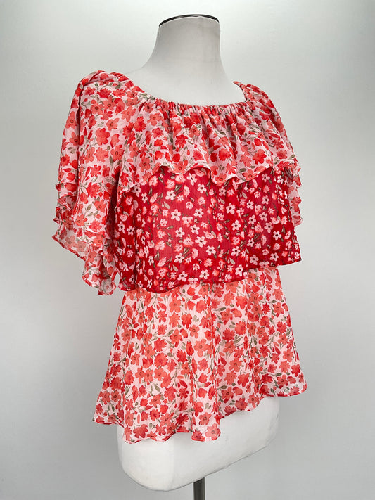 Blusa Naranja Floral Est. 1946