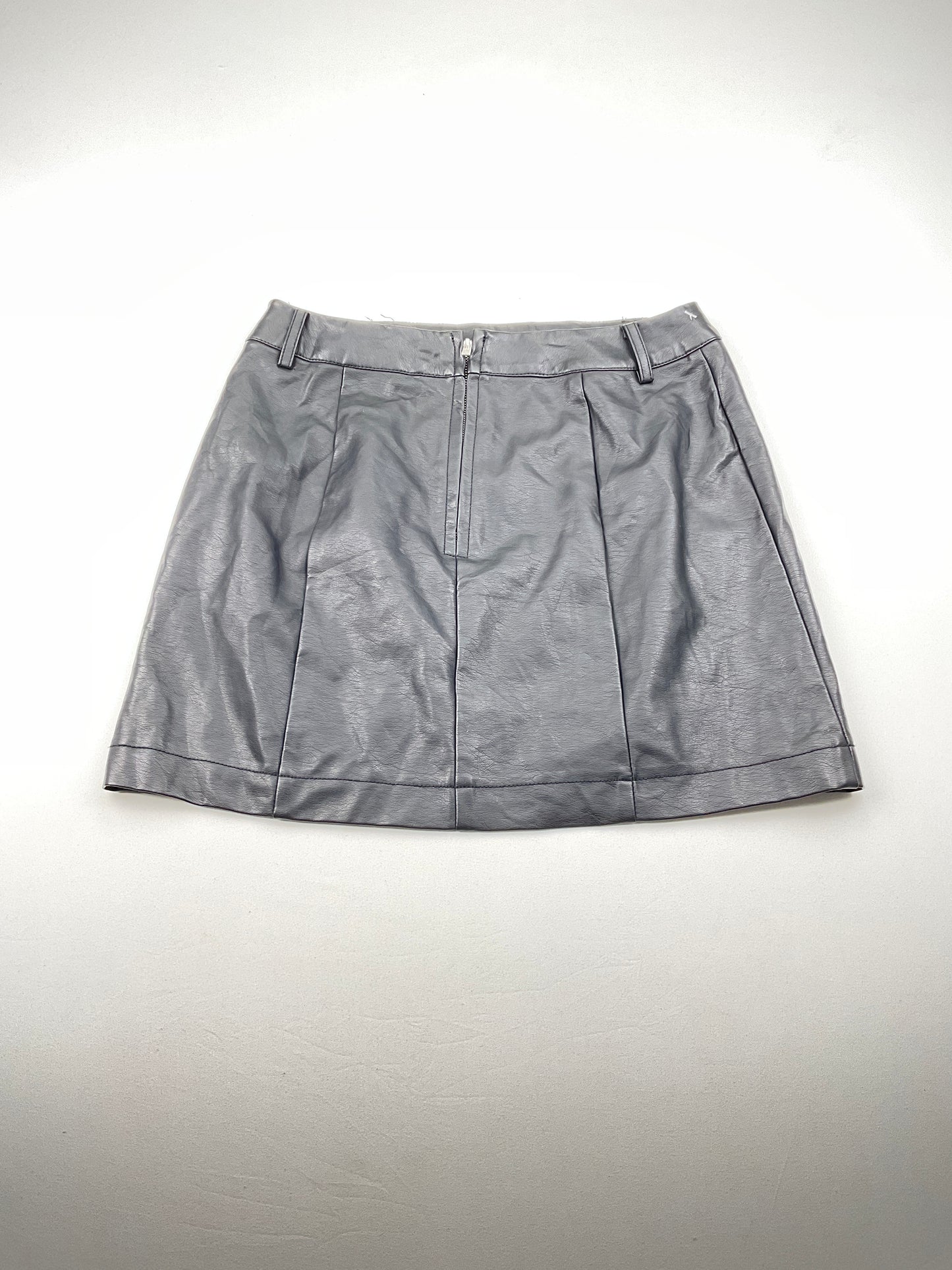 Falda Leder Negro Forever 21