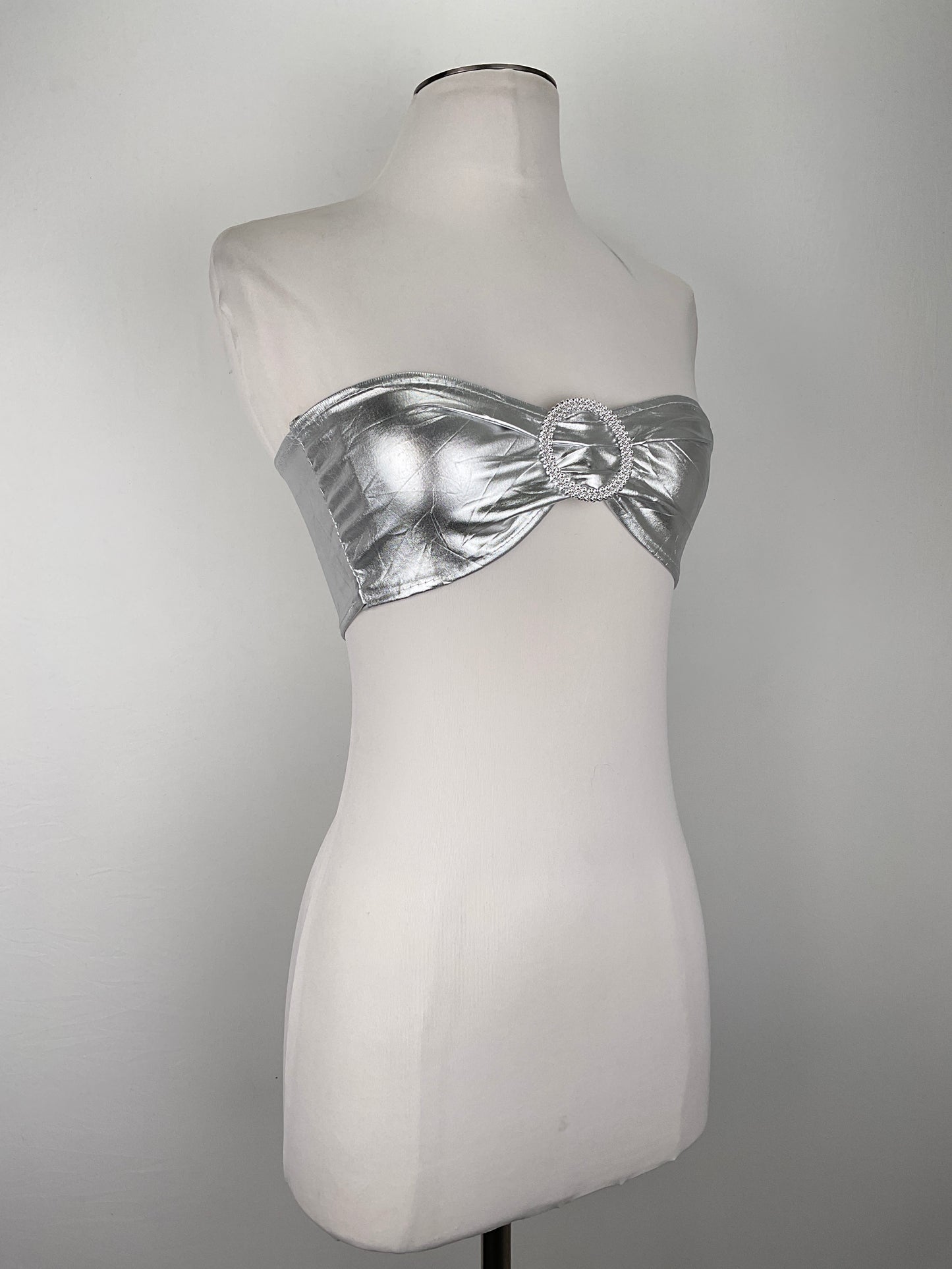 Top Plateado Variangis