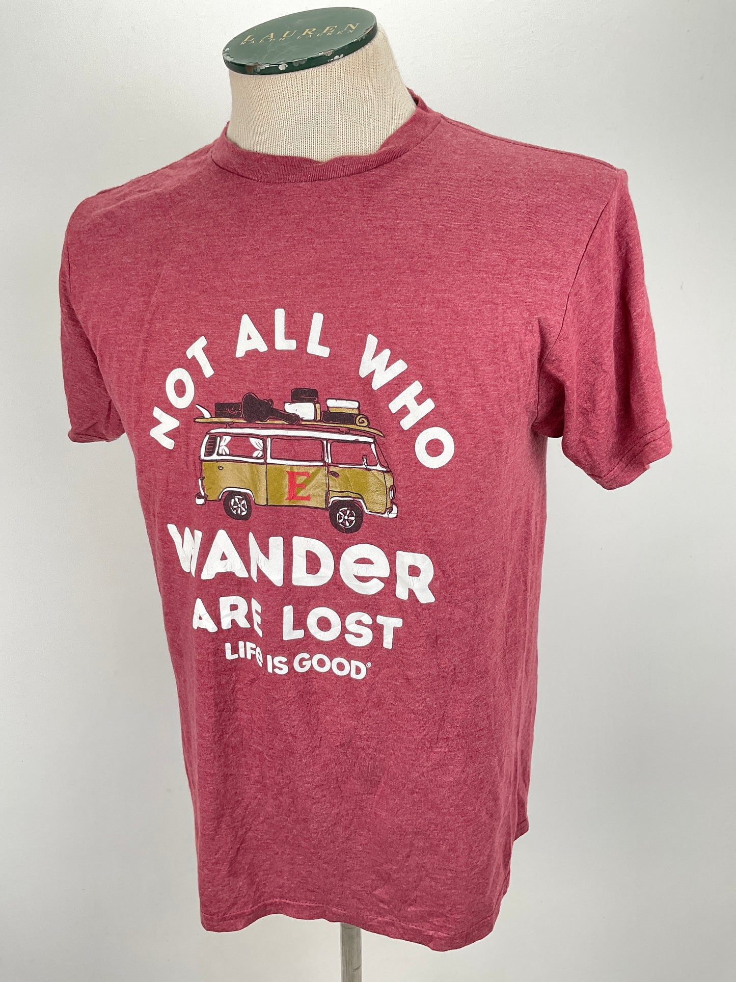 Camiseta Rojo vino Life is Good