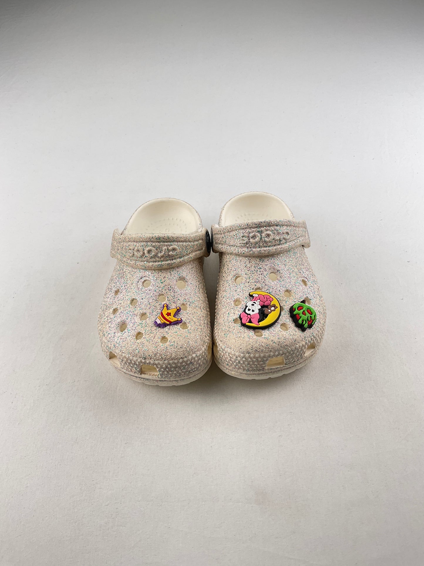 Sandalia Blanco de Brillo Crocs