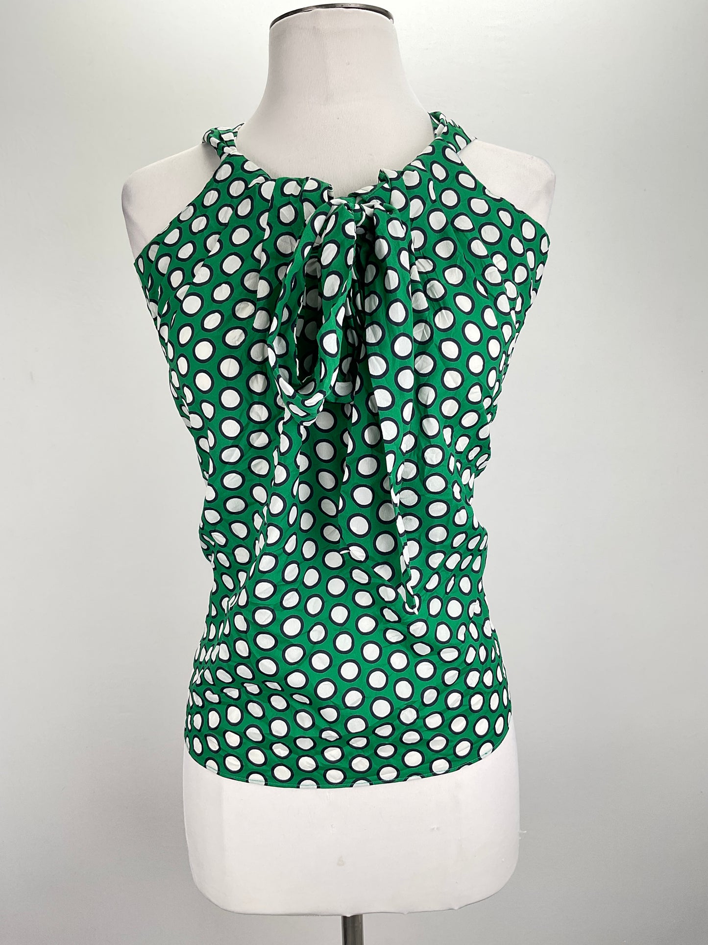 Blusa Verde de Lunares Banana Republic