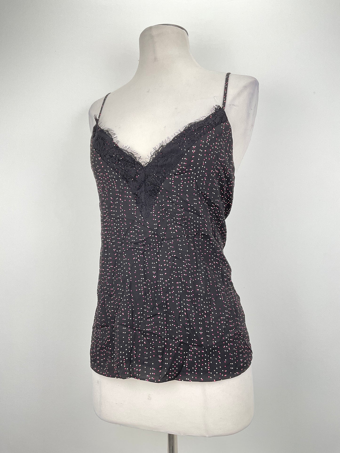 Blusa Negro de Lunares Socialite