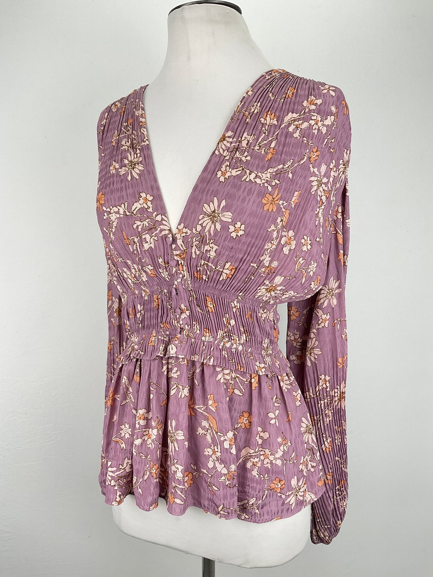 Blusa Nude Floral Current air