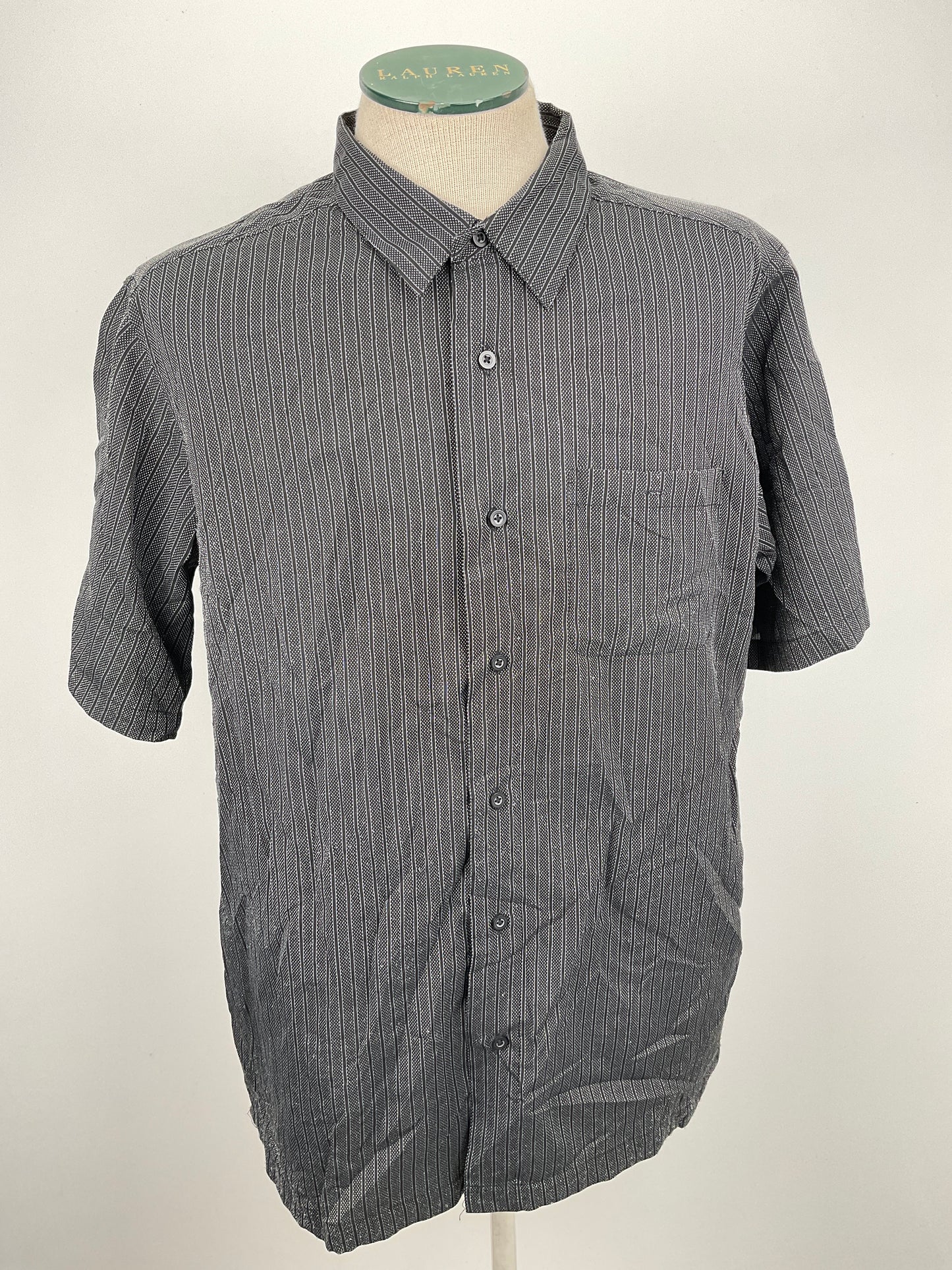 Camisa Negro de Rayas George