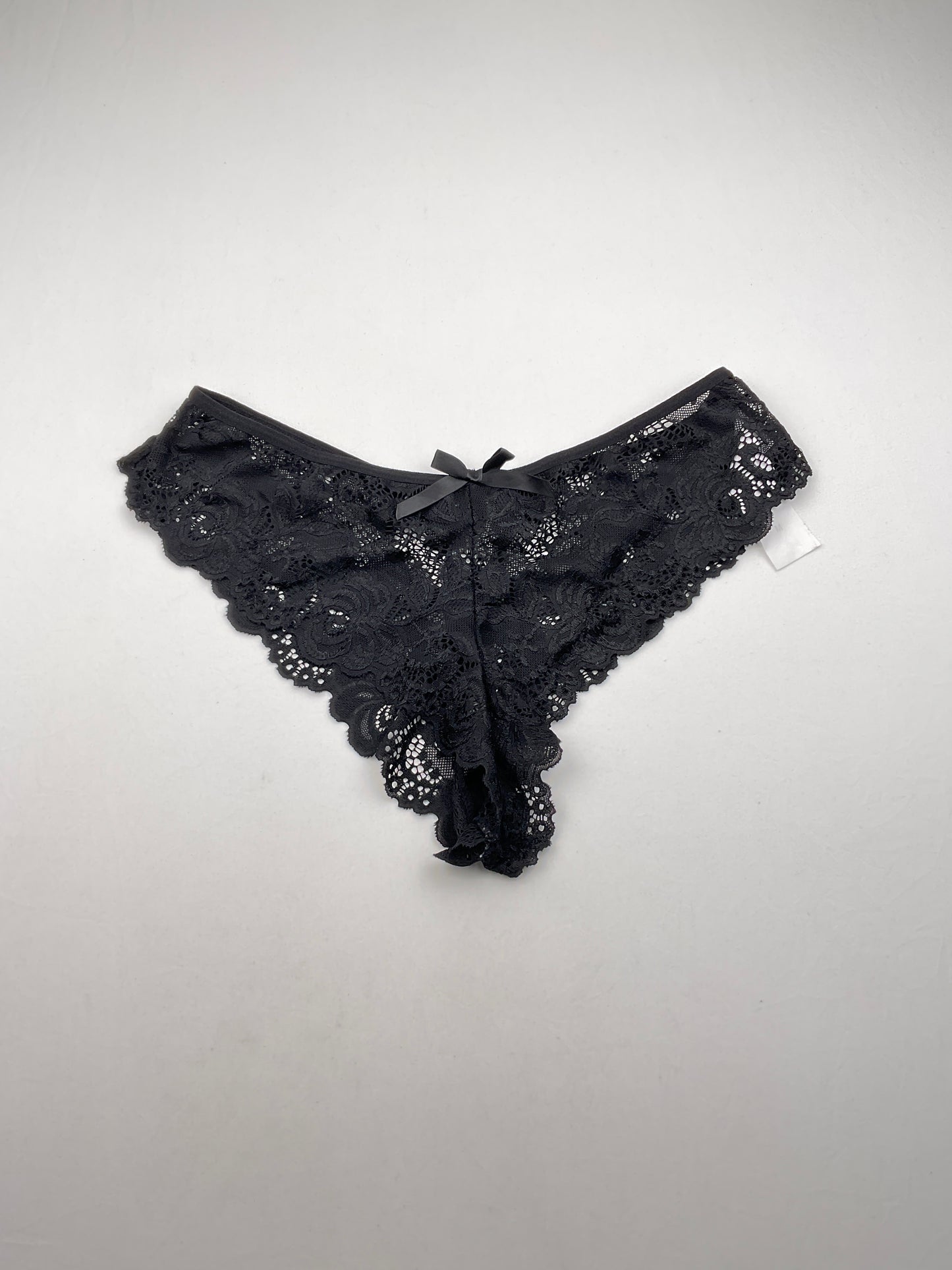 Panti Negro Floral Variangis