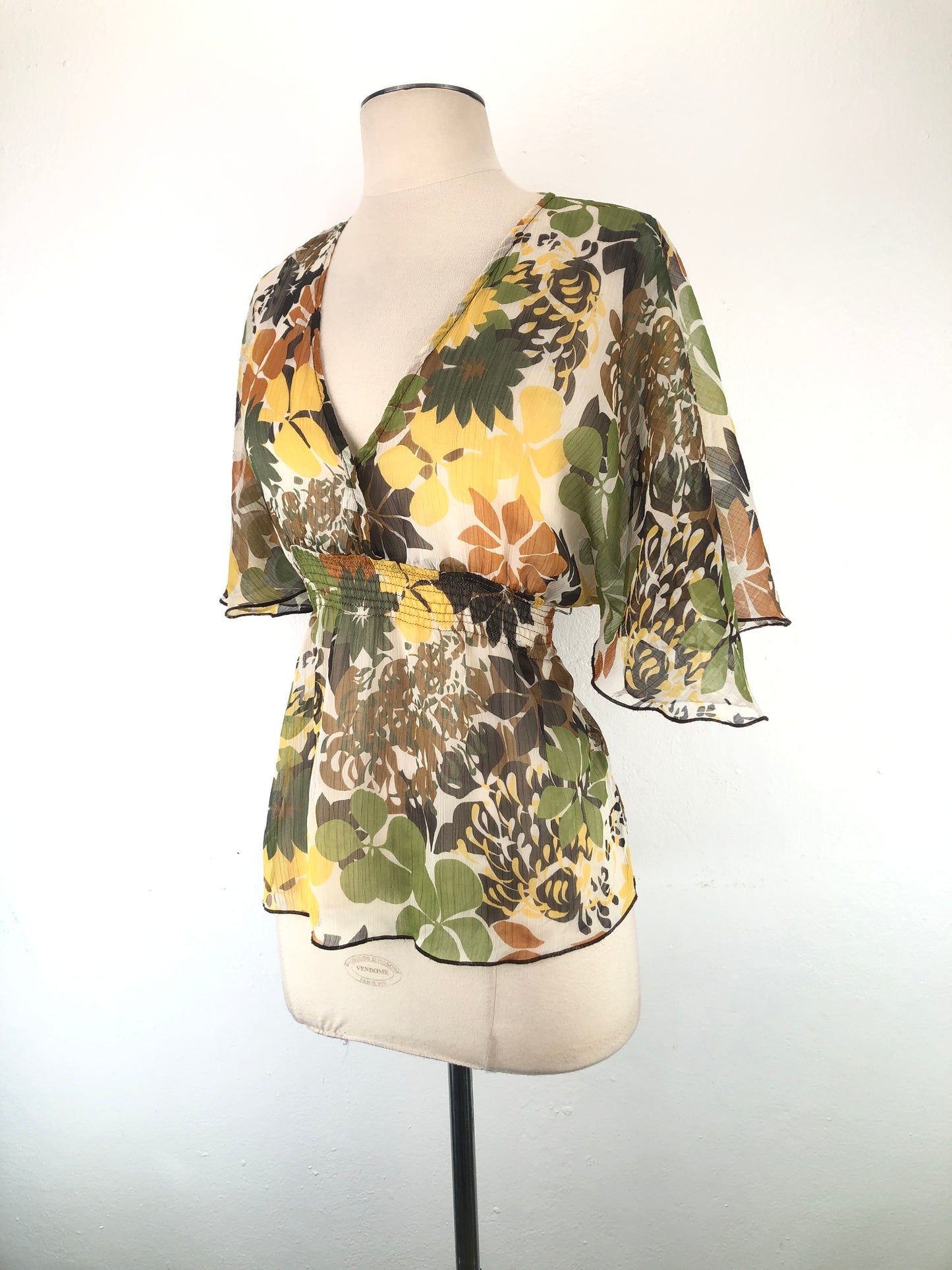 lancoBlusa Multicolor Blanco