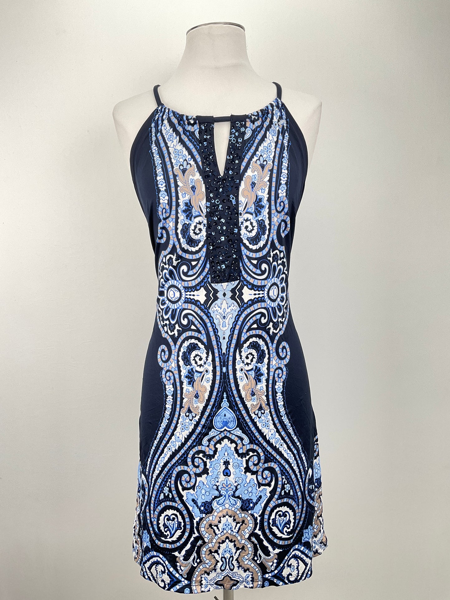 Vestido Azul marino Floral International Concepts