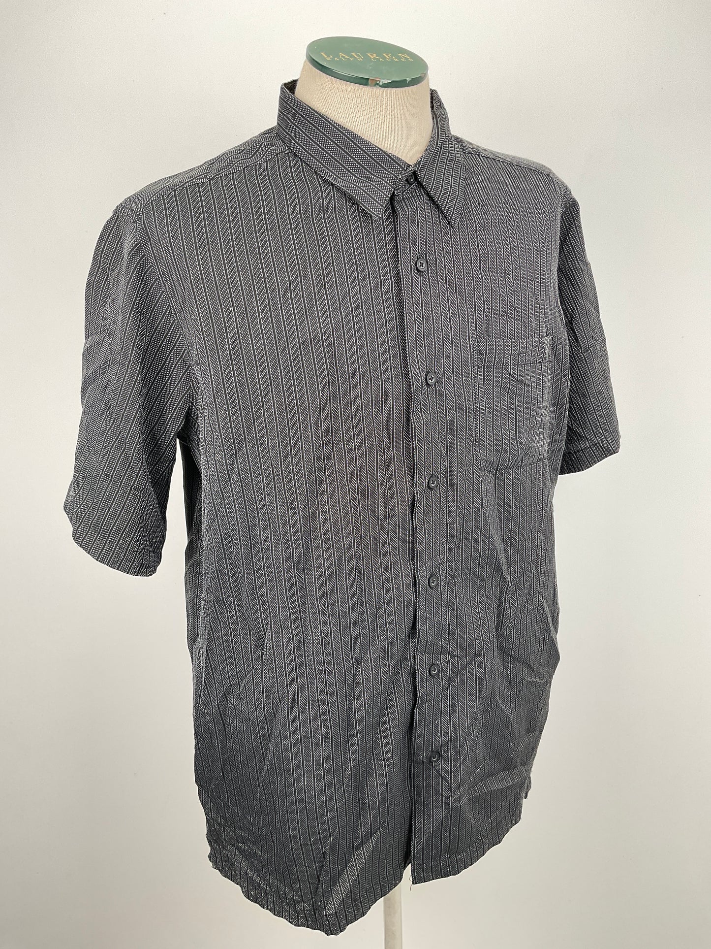 Camisa Negro de Rayas George