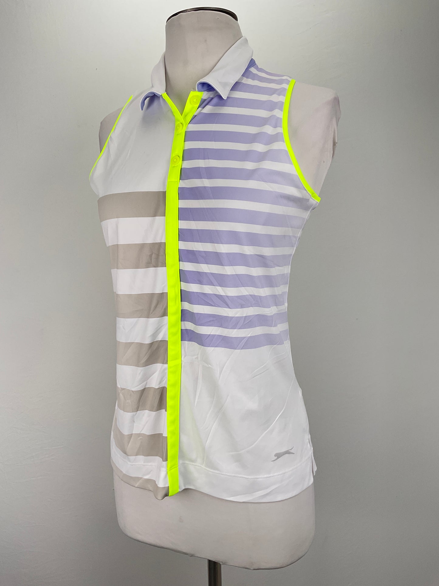 Camiseta Blanco de Rayas Slazenger