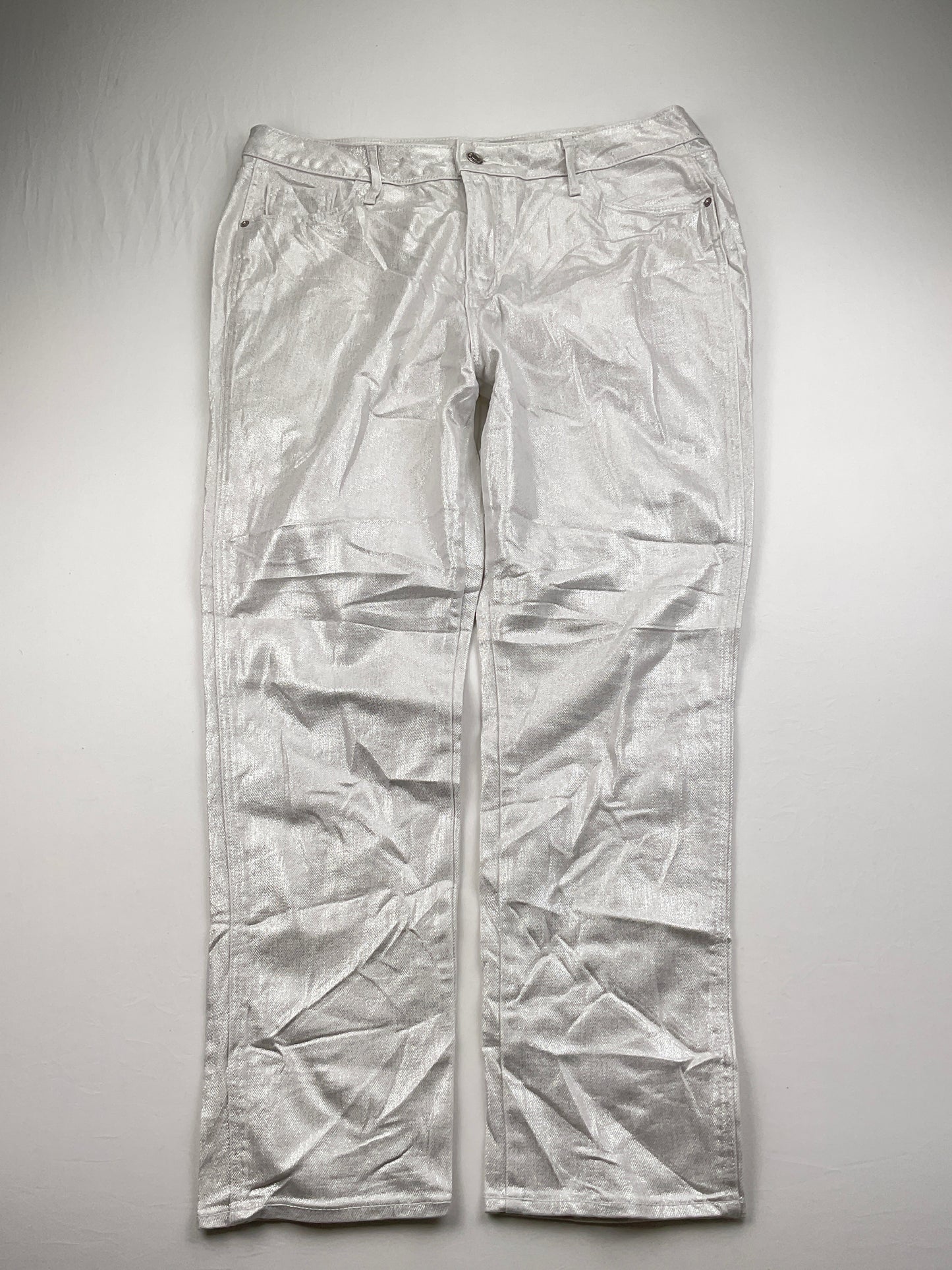 Pantalon Blanco de Brillo Old Navy