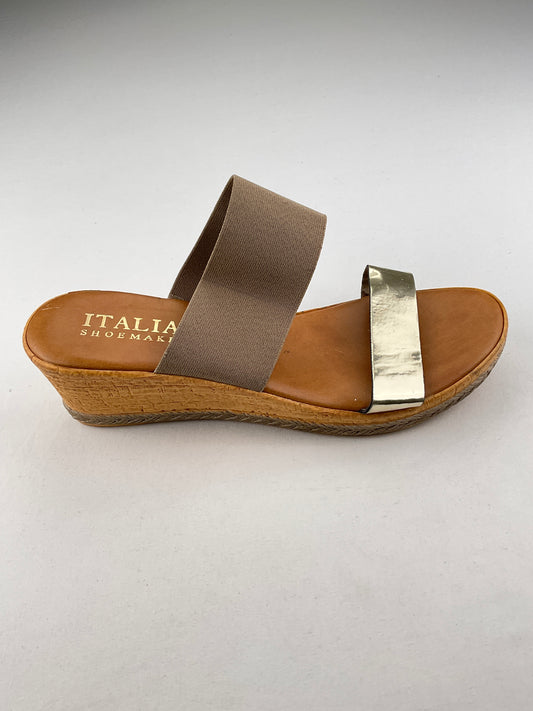 Zapatilla Crema Plataforma Italian