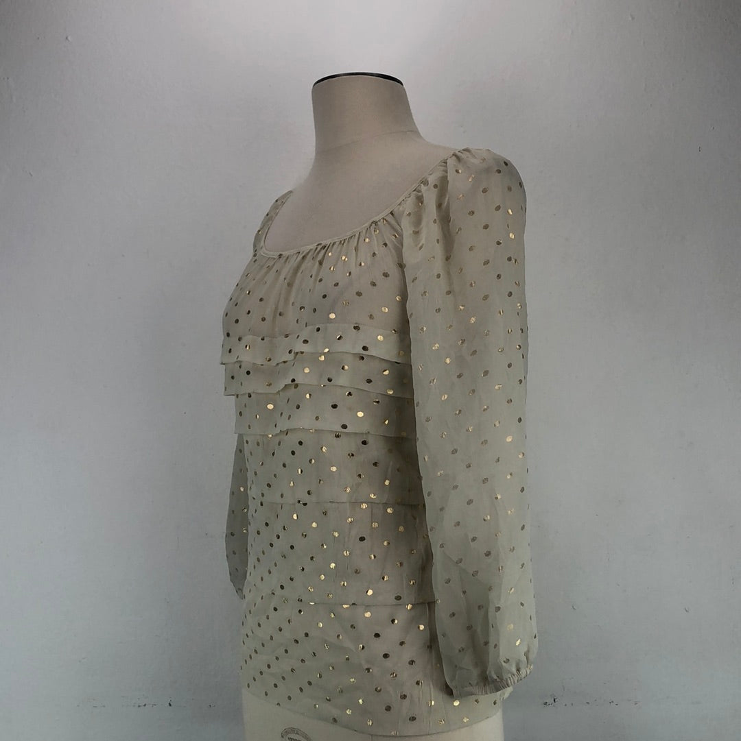 Blusa Crema De Brillo Elementz