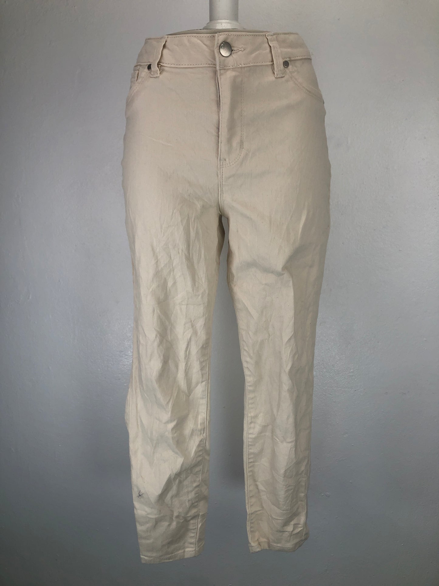Pantalon Crema De Vestir D. jeans