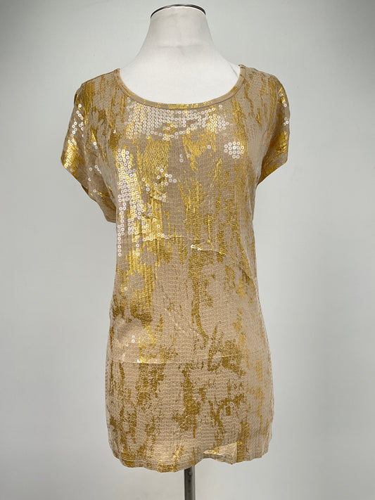 Blusa Dorado de Brillo Michael Kors