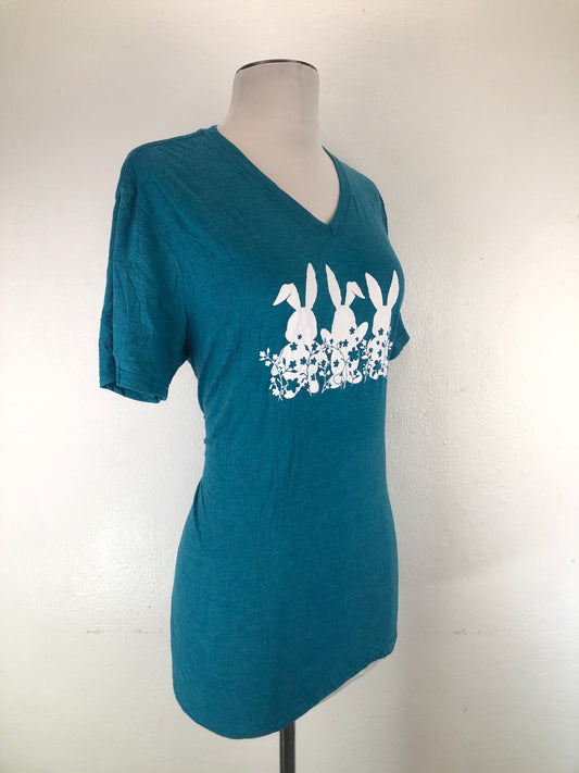 Camiseta Azul Anvil