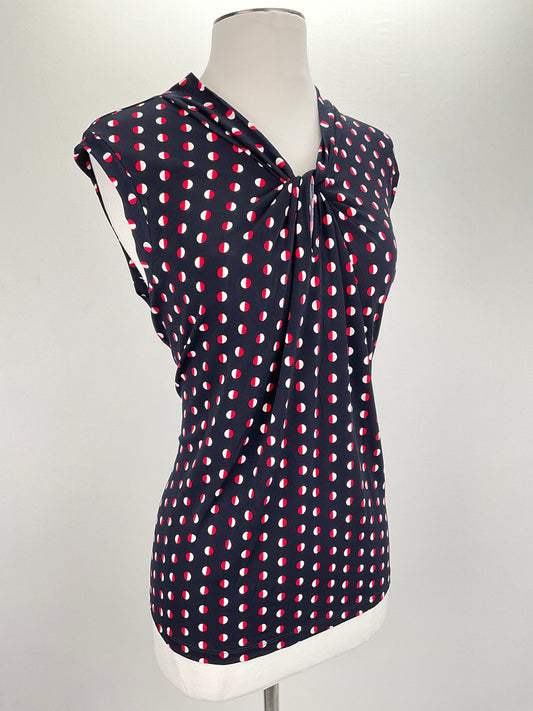 Blusa Negro de Lunares Tommy Hilfiger