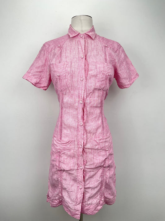 Vestido Camisero Rosado Club Avera