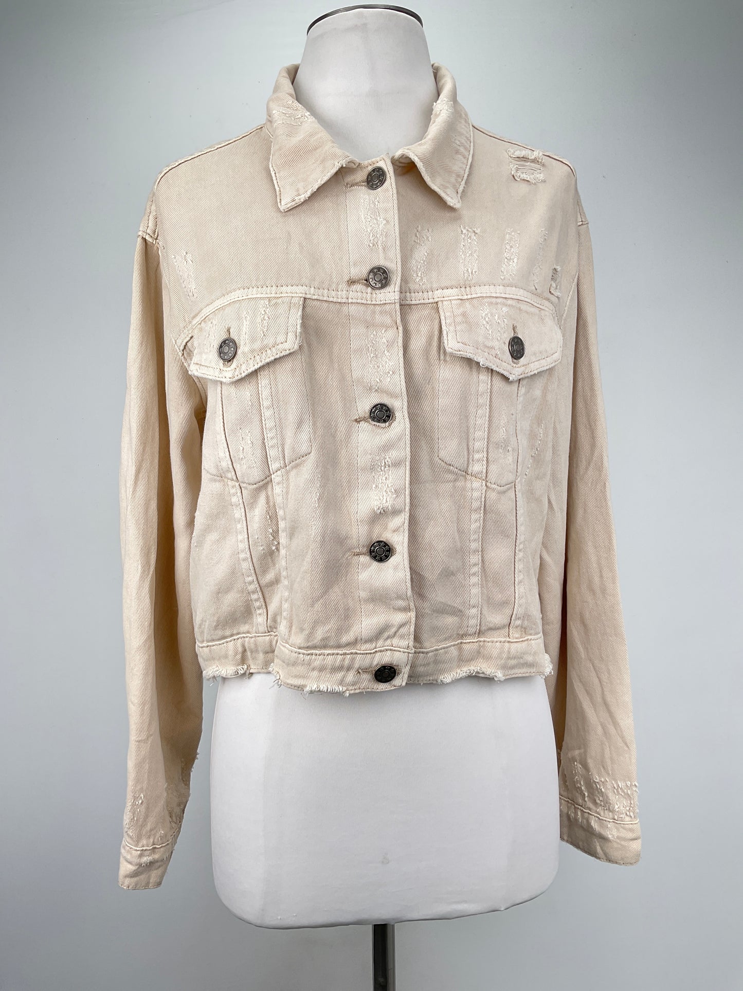 Chaqueta Jeans Crema  Mustard seed